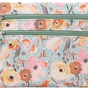 Cotton Quilted Crossbody Purse Zipper Pockets Lightweight Stylish